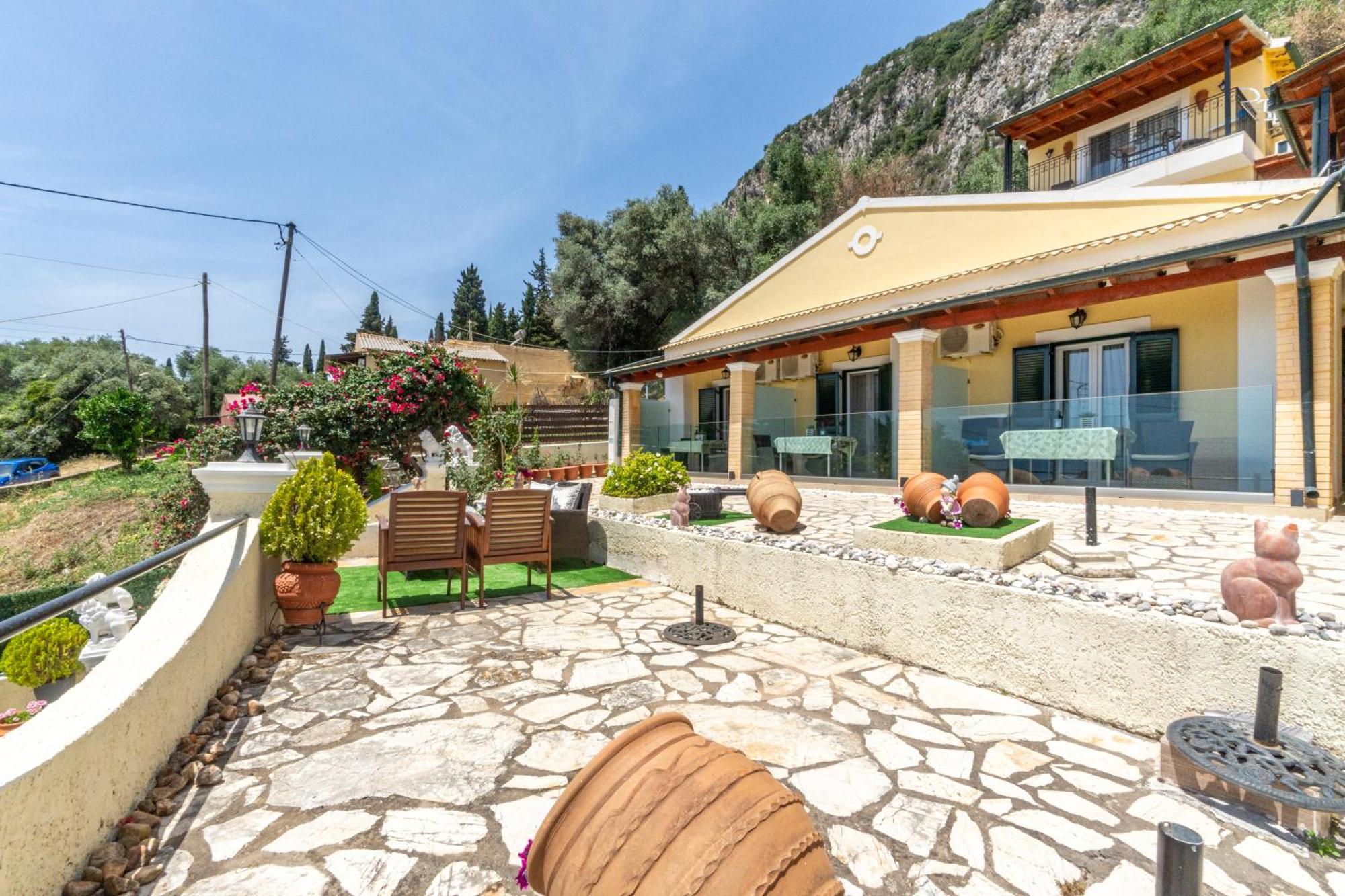 Angela Panorama Villa Paleokastritsa Exterior photo