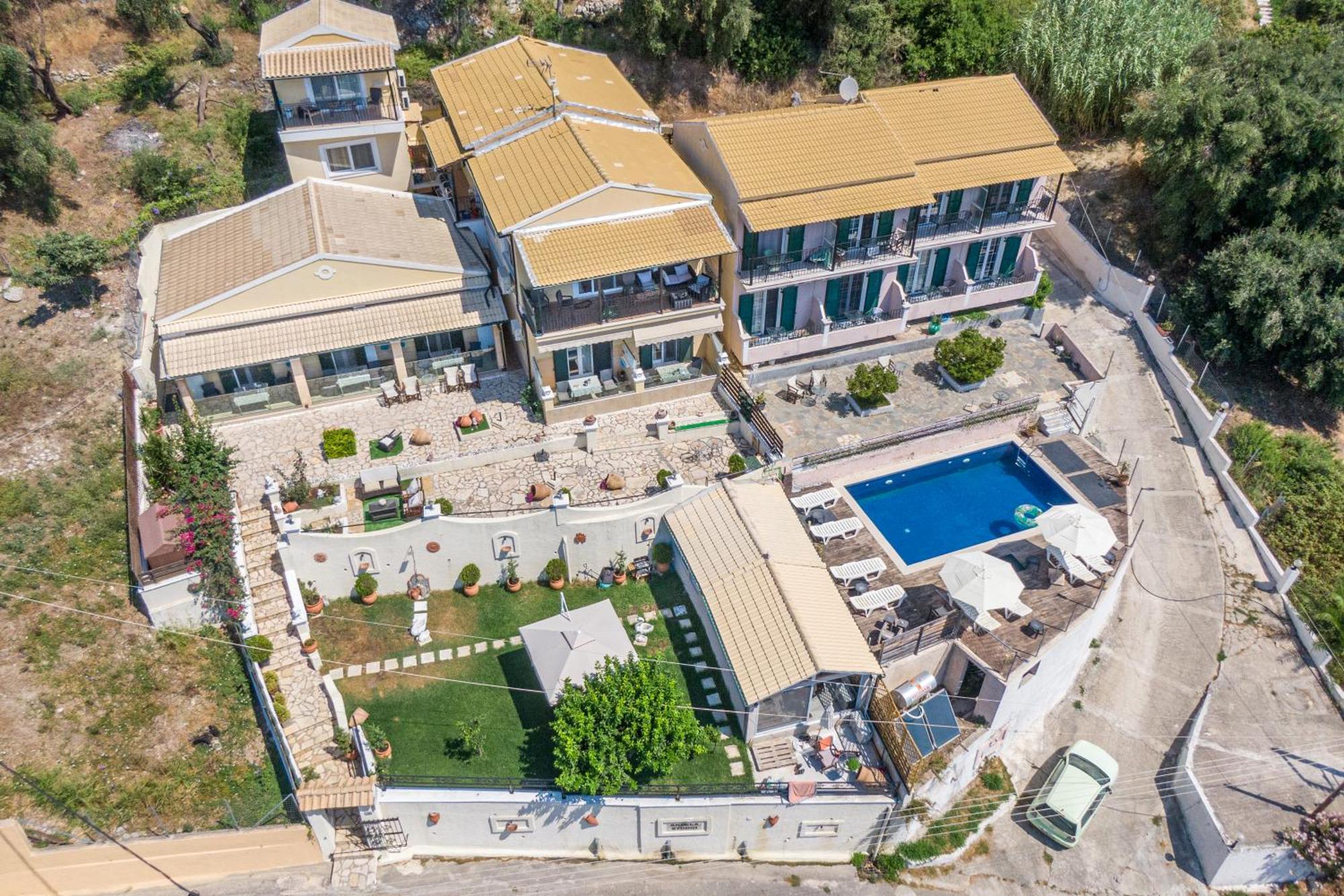 Angela Panorama Villa Paleokastritsa Exterior photo